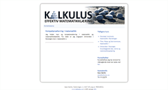 Desktop Screenshot of kalkulus.no