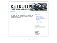 Tablet Screenshot of kalkulus.no